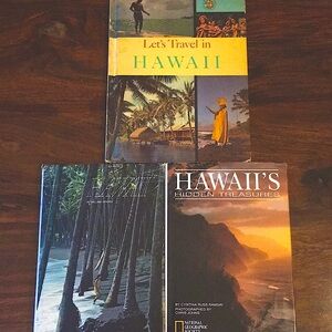 3 Hawaii Set of 3 Books Hardcover Travel Photography History Hawaiian Nat Geo